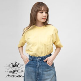 【6%OFFクーポン対象】【返品交換送料無料】アナトミカ ポケT ポケTEE 半袖 Tシャツ 白T 無地 カットソー メンズ レディース ANATOMICA MADE IN JAPAN 日本製