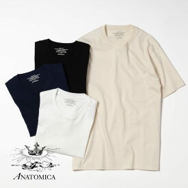 【P2倍】【返品交換送料無料】アナトミカ オーガニックTEE Tシャツ 半袖 無地 カットソー ANATOMICA メンズ レディース ORGANIC TEE