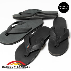 【10％OFF SALE セール】Rainbow Sandals（レインボーサンダル）DOUBLE LAYER PREMIER/CLASSIC LEATHER（ダブルレイヤー プレミア/クラシックレザー）夏 ビーチサンダル サンダル レザーサンダル