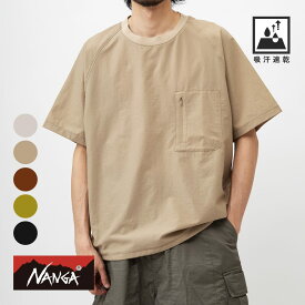 【返品交換送料無料】NANGA（ナンガ）DotAir COMFY TEE（ドットエア コンフィーティー）Tシャツ 涼しい 吸湿速乾 アウトドア 夏 メッシュ素材