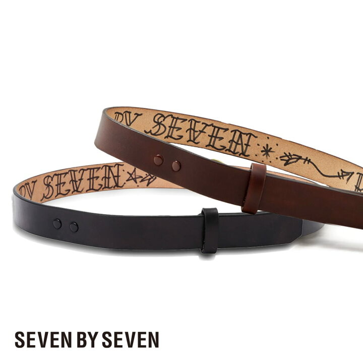 楽天市場】SEVEN BY SEVEN（セブンバイセブン）HIDE BUCKLE LEATHER  