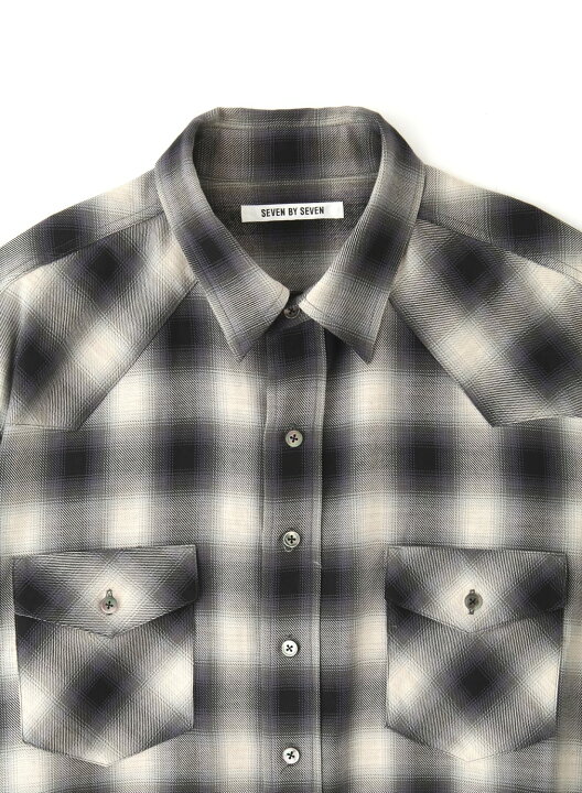 楽天市場】SEVEN BY SEVEN(セブンバイセブン)OMBRE CHECK WESTERN 