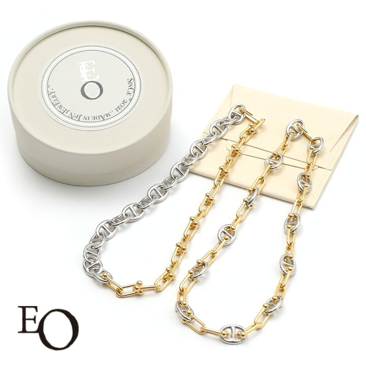 楽天市場】EO(イオ)/necklace(ネックレス)/Two tone necklace Anchor 