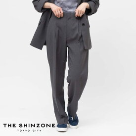 【10％OFFクーポン対象】Shinzone シンゾーン クライスラーパンツ パンツ 2タック パンツ ロングパンツ CHRYSLER PANTS 21AMSPA01 GRAY BROWN NAVY BLACK グレー ブラウン ネイビー ブラック レディース