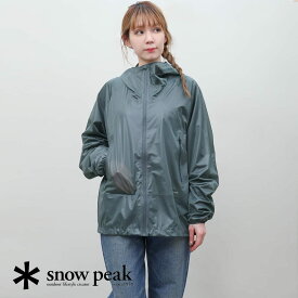 【40％OFF SALE セール】Snow Peak スノーピーク Light Packable Rain Jacket ライト パッカブル レイン ジャケット シェル JK-22SU006R 防水 防風