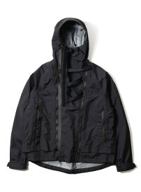 【20％OFF SALE セール】meanswhile(ミーンズワイル)Air Circulation System Rain Jacket(エア サーキュレーション システム レイン ジャケット) 空調服 ファン付き 空調 シェル 防水 レインコート レインジャケット ベスト 長袖 メンズ