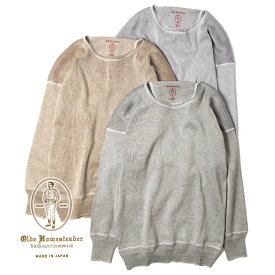 【500円OFFクーポン対象】【返品交換送料無料】オールドホームステッダー Olde Homesteader Interknit Rib Crew Neck Long Sleeve インターニットリブ クルーネック ロングスリーブ Tシャツ カットソー ロンT メンズ オーセンティックシャツ 肌着 US004