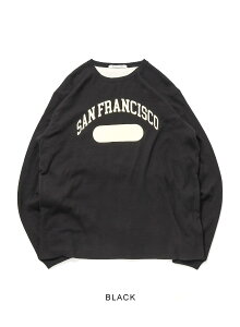 �y40��OFF�N�[�|���ΏہzSEVEN BY SEVEN�i�Z�u���o�C�Z�u���jREVERSIBLE KNIT TEE L/S -San Francisco-�i���o�[�V�u�� �j�b�g �e�B�[ �����O�X���[�u�j25AW T�V���c ���� ���o�[�V�u��T�V���c �j�b�gT �T���t��