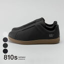 【返品交換送料無料】810s by moonSTAR（エイトテンス バイ ムーンスター）KITCHE（キッチェ） ET001 スリッポン スニーカー レザーシューズ 滑りにくい 防滑 メンズ レディース ユニセックス