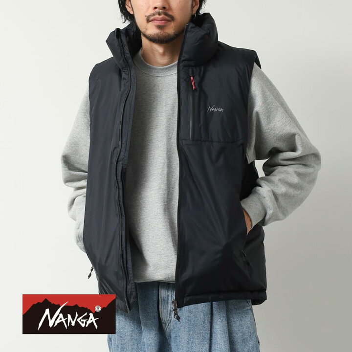 ダウンベスト ベスト NANGA AURORA TEX STAND COLLAR DOWN VEST 