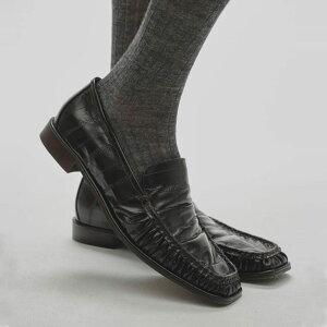 �y�ԕi�������������zTODAYFUL(�g�D�f�C�t��)/Squaretoe Gather Loafers(�X�N�G�A�g�D�M���U�[ ���[�t�@�[)/���[�t�@�[ ���U�[���[�t�@�[ ���f�B�[�X�V���[�Y 12521007