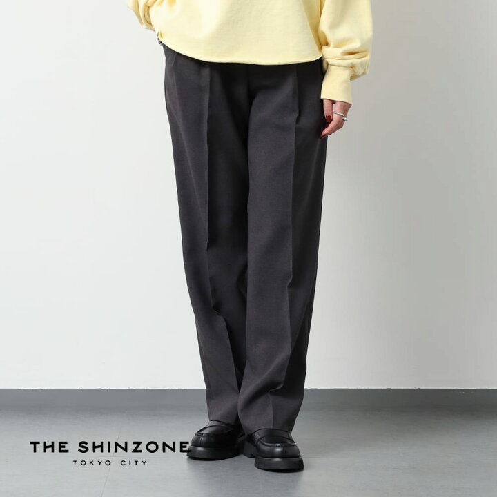 29 OFFクーポン対象 Shinzone シンゾーン CHRYSLER PANTS クライスラーパンツ パンツ 2タック ロングパンツ 21AMSPA01 レディース MOONLOID