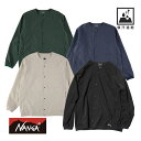 【返品交換送料無料】NANGA（ナンガ）DotAir COMFY CARDIGAN（ドットエア コンフィー カーディガン）26SS カーディガン ノーカラー 羽織り 涼しい 暑さ対策 日焼け対策 日除け 冷房対策 アウトドア
