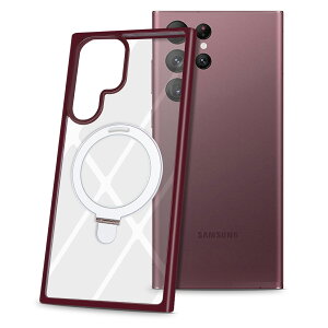 Galaxy S23 Ultra �P�[�X Magsafe �J�[�h�P�[�X �J���������Y�ی� �����O�t�� �ϏՌ� �T���X�� �M�����N�V�[ S22 Ultra �X�}�z�P�[�X SAMSUNG �X�^���h�@�\ �}�b�g���Ń��C�����X�[�d �}�O�Z�[�t �P�[�X 