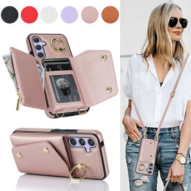 Galaxysc53c ケース Galaxy A55 5G 手帳型 Galaxy A54 sc53d SC-53E ケース galaxy a53 ケース ショルダー galaxy a54 ケース ギャラクシー a54 ケース おしゃれ スタンド 耐衝撃 サムスン 背面 手帳型 リング カードホルダー ストラップ scg15 SCG21 カバー