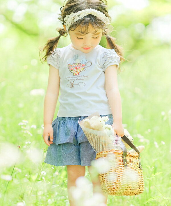 楽天市場】子供服 女の子 Tシャツ 半袖 普段着 通園着 ベビーサイズ  