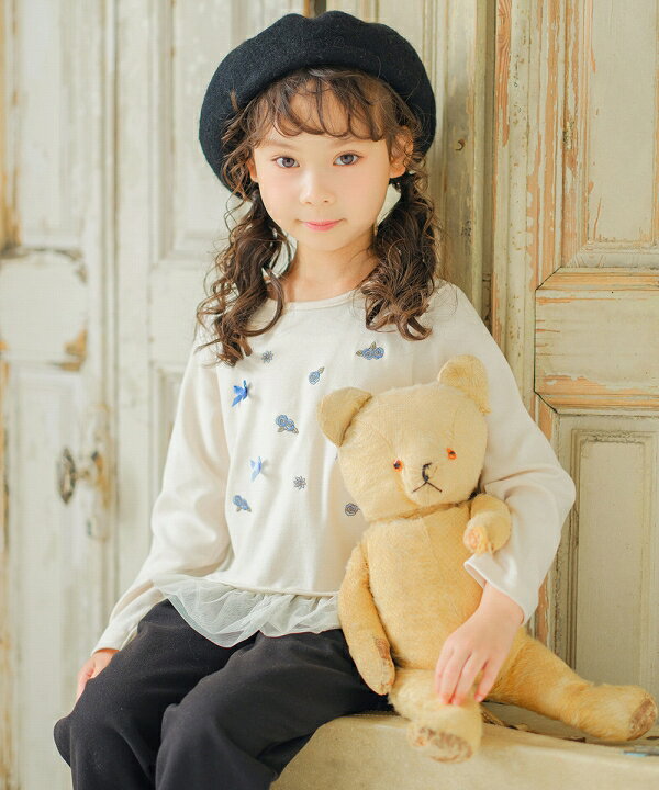楽天市場】子供服 女の子 Tシャツ 秋冬 長袖 キッズ ジュニア ロンT  