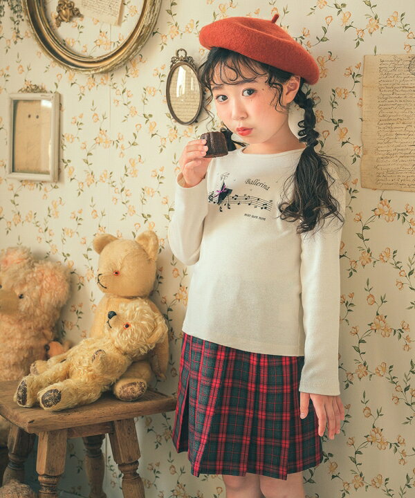 楽天市場】子供服 女の子 スカート 秋冬 膝丈 キッズ ジュニア セミ  