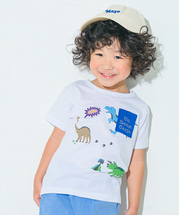 子供服 男の子 Tシャツ 春夏 半袖 綿100% ベビー キッズ 半そで カジュアル 恐竜 プリント ワッペンつき ロゴ 刺繍 ポケット オフホワイト グリーン 80cm 90cm 100cm 110cm 120cm 130cm 1歳 2歳 3歳 4歳 5歳 6歳 7歳 8歳 Tシャツ キッズ ティーシャツ 半袖 半袖Tシャツ 子供服 Tシャツ 男の子 トップス ベビー 赤ちゃん 恐竜 綿 コットン プリント 80 90 夏 グリーン ブルー ベージュ シンプル カジュアル キッズ 子供 9g87 sale