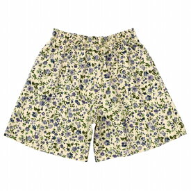 【アウトレットセール春夏 100cm限定】 子供服 女の子 キュロット 夏服 膝丈 日本製 子ども服 こども キッズ ジュニア 綿100％ コットン 花柄 キュロットパンツ ポケット ウエストゴム むーのんのん moononnon