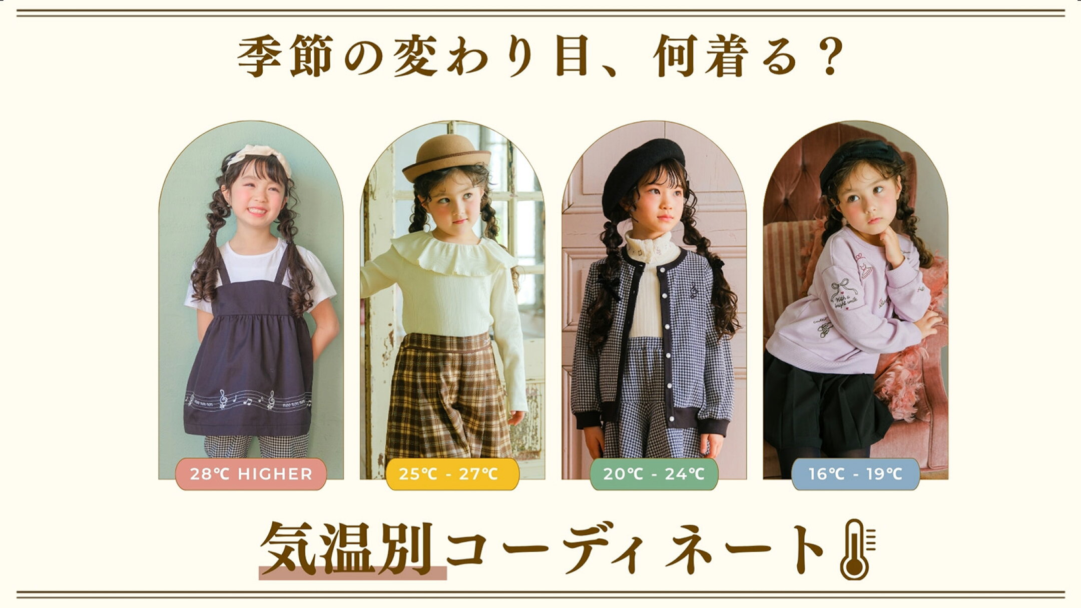 気温別コーディネート
