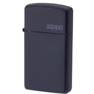送料無料(沖縄離島除く)ジッポー ysd#1639ZL ネイビーマット スリムタイプ 5面マット仕上げ オイルライター