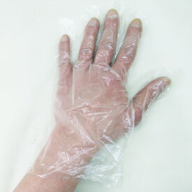 送料無料（北海道沖縄離島除く）使い捨て手袋 ポリエチレン手袋 透明フリーサイズ 100枚入りx1箱