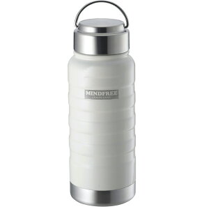 ステンレスボトル 550ml 水筒 マイボトル 真空二重 マインドフリー ホワイト MF-05W/3574x2本セット/卸