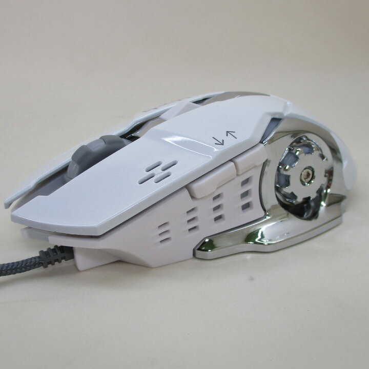 ☆リーダーメディアテクノ 有線ゲーミングマウス 6ボタン ホワイト L-MSG6-WX10 【SALE／81%OFF】