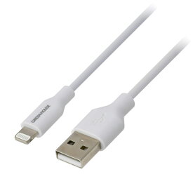送料無料メール便 ライトニングケーブル USB Type-A to Lightningケーブル グリーンハウス 1メートル ホワイト GH-ALTUG100-WH/4754x1本　ポイント消化