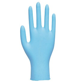 送料無料（北海道沖縄離島除く）使い捨て手袋 ニトリル手袋 粉なしタイプ（ブルー）東和 100枚入 Lサイズ x1箱