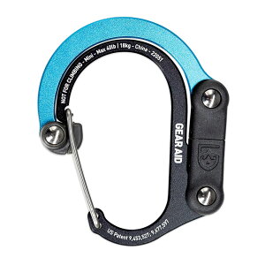 �����������[���� �q�[���[�N���b�v �~�j HEROCLIP MINI �J���r�i �o�b�O�n���K�[ GEAR AID �M�A�G�C�h �n�C�}�E���g �������K�i Black&Blue/8552x1�� �|�C���g����