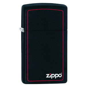 送料無料メール便 ジッポー #1618ZB ブラックマット スリムタイプ マット仕上げ オイルライター ポイント消化