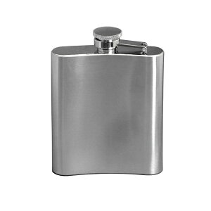 送料無料(北海道沖縄離島除く)フラスコス キットル ステンレス製 8オンス フタ一体型 1308YY+LY-D1 漏斗(ジョーゴ)付き