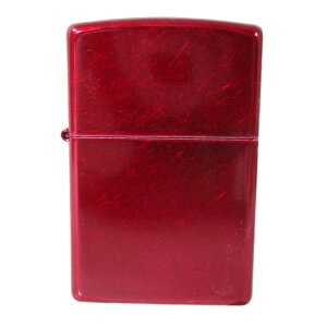 送料無料(沖縄離島除く)ジッポー #21063 キャンディ アップルレッド スクラッチ加工 オイルライター&ギフトボックスセット(オイル+フリント+BOX)