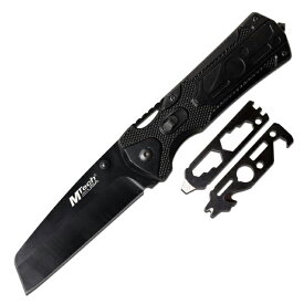 送料無料メール便 フォールディングナイフ マルチツール2枚付 折りたたみナイフ Mtech USA MT-1104BK/0262x1本 ポイント消化