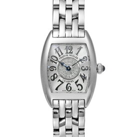 フランクミュラー トノウカーベックス プティ パスティーユ ダイヤモンド Ref.2500QZ1P 中古品 レディース 腕時計