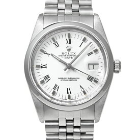 ROLEX オイスターパーペチュアルデイト Ref.15000 R番 ホワイト ローマンインデックス アンティーク品 メンズ 腕時計