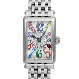 フランクミュラー ロングアイランド プティ カラードリーム ダイヤモンド Ref.802QZ COLDRM CD1P 中古品 レディース 腕時計