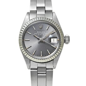 ROLEX オイスターパーペチュアル デイト Ref.6917 グレー アンティーク品 レディース 腕時計