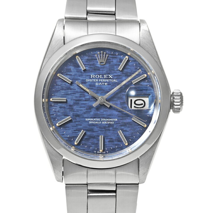 楽天市場】ROLEX オイスターパーペチュアル デイト Ref.1500 ブルー  