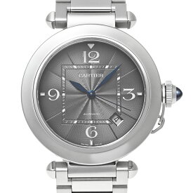 箱保証書ベルト付き Cartier パシャ ドゥ カルティエ 41mm Ref.WSPA0026 グレー 中古品 メンズ 腕時計