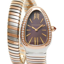 BVLGARI セルペンティ トゥボガス ヴァイオレット 2020年保証書付き Ref.102493 中古品 レディース 腕時計