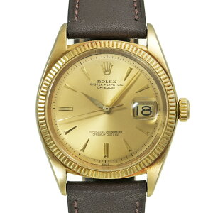 ROLEX デイトジャスト 段落ち K14イエローゴールド 1961年頃 Ref.1601 アンティーク品 メンズ 腕時計