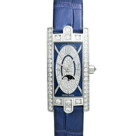 ハリーウィンストン アヴェニューC ミニ ムーンフェイズ ダイヤモンド 箱・2021年保証書付き Ref.AVCQMP16WW004 中古品 レディース 腕時計