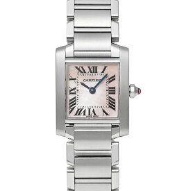 Cartier タンクフランセーズ SM Ref.W51028Q3 ピンクシェル 中古品 レディース 腕時計