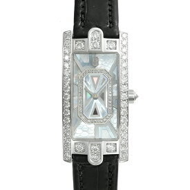 アヴェニューC・プレシャス マルケトリ ダイヤモンド 箱・国内正規保証書付き Ref.AVCQHM19WW139 中古品 レディース 腕時計