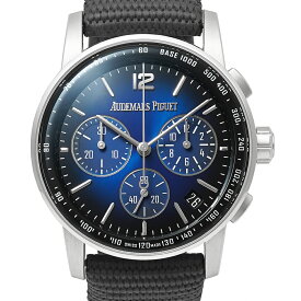 AUDEMARS PIGUET CODE 11.59 バイ オーデマ ピゲ クロノグラフ Ref.26393BC.OO.A002KB.01 ブルー 中古品 メンズ 腕時計