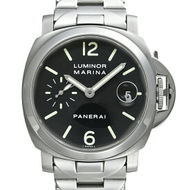 パネライ ルミノール マリーナ 40mm 箱・2005年保証書 Ref.PAM00050 中古品 メンズ 腕時計