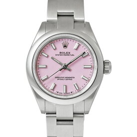 ROLEX オイスターパーペチュアル 28 キャンディピンク 2025年9月保証書付き Ref.276200 中古品 レディース 腕時計